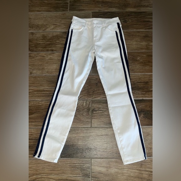 Mother Denim Looker Ankle in Glass Slipper Racer Size 24 - Picture 3 of 7